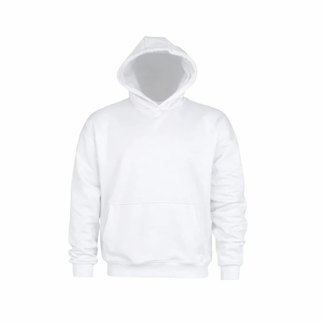 SWEAT À CAPUCHE BASIQUE - Blanc