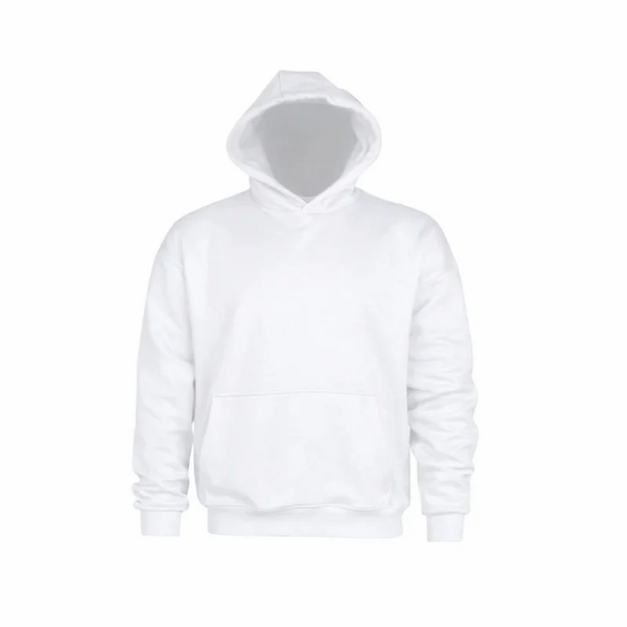 SWEAT À CAPUCHE BASIQUE - Blanc