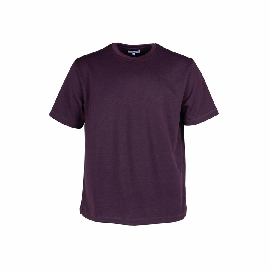 T-SHIRT Oversize Femme - Bordeaux violacé