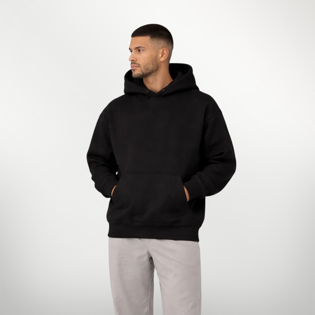 SWEAT À CAPUCHE BASIQUE - Noir