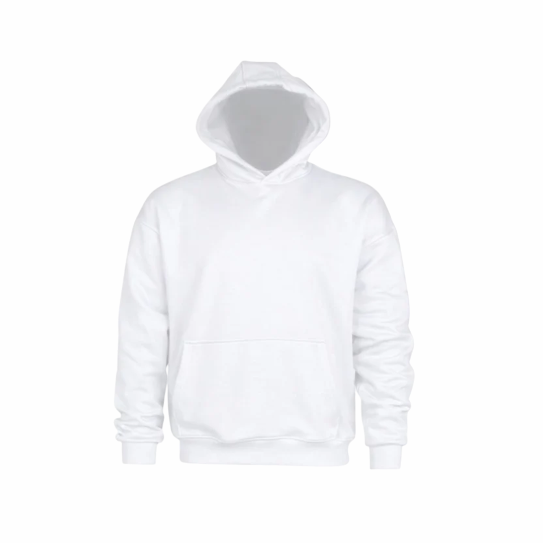 SWEAT À CAPUCHE BASIQUE - Blanc Femme