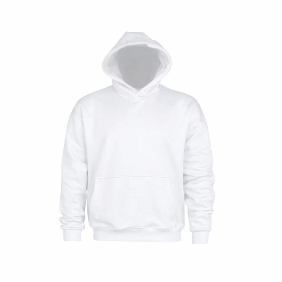 SWEAT À CAPUCHE BASIQUE - Blanc Femme