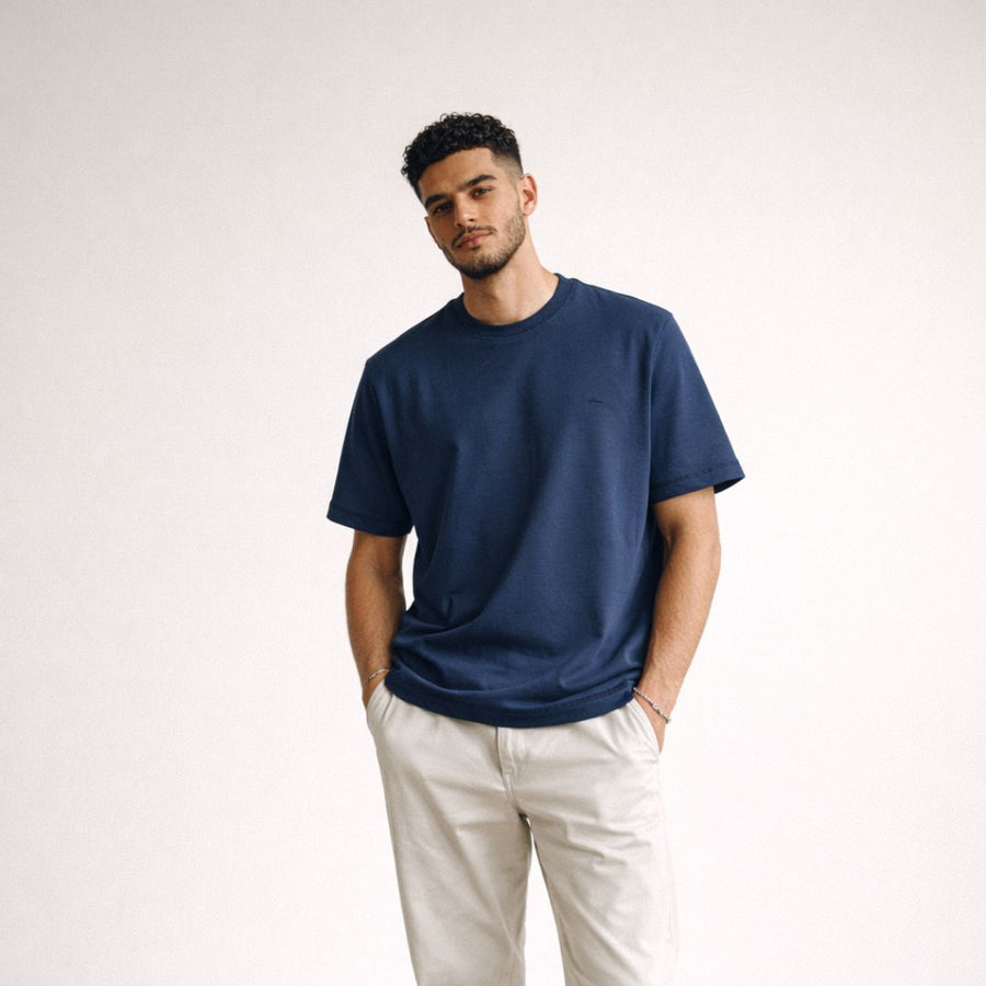 T-SHIRT Oversize - Bleu